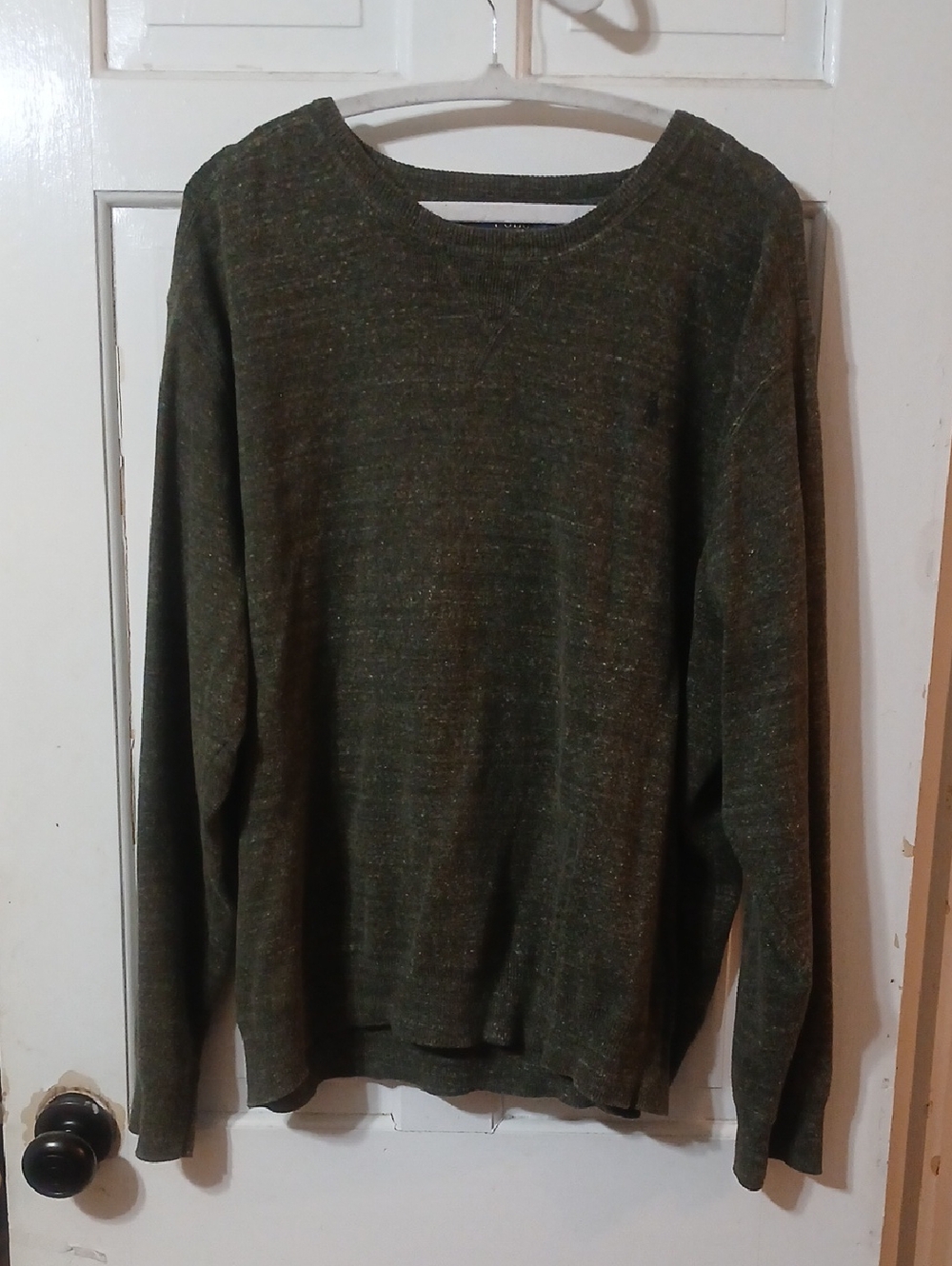 Ralph Lauren Olive Green Crewneck Sweater